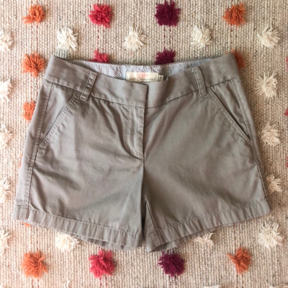 J Crew Chino Shorts (size 4)